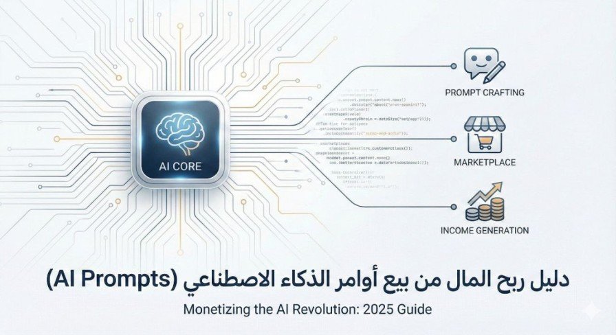 دليلك الشامل لربح المال من بيع أوامر الذكاء الاصطناعي