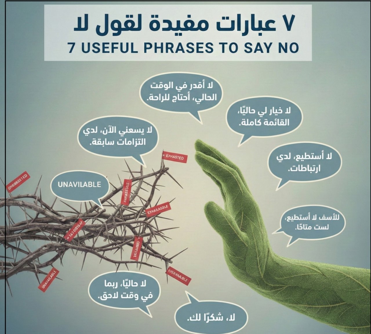 إزاي تقول «لا» باحترام وتحافظ على علاقاتك؟