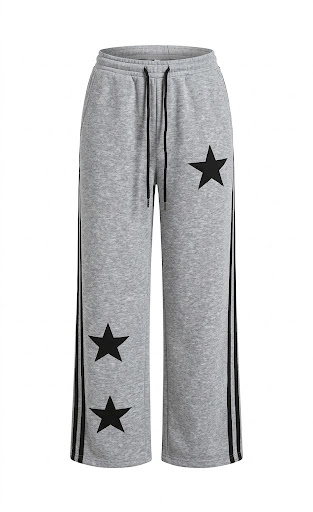 بنطلون "Starry" واسع 4