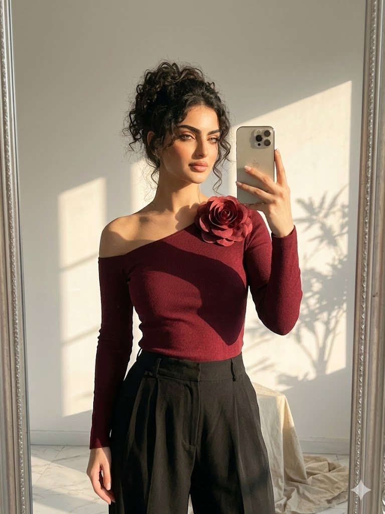 بيزك توب "Rose Noir"