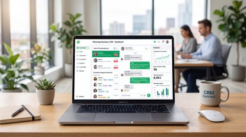 برنامج إدارة التواصل مع العملاء عبر واتساب بزنس